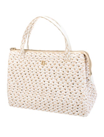 Eric Javits Raffia Top Handle Bag