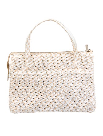 Eric Javits Raffia Top Handle Bag