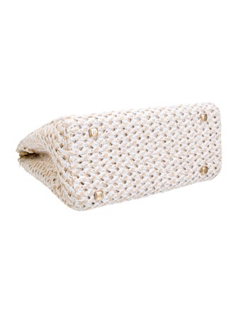 Eric Javits Raffia Top Handle Bag