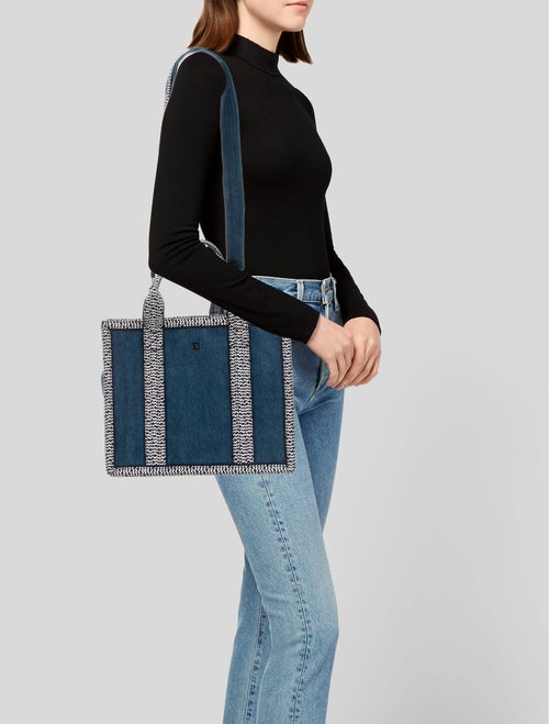 Eric Javits Canvas Top Handle Bag