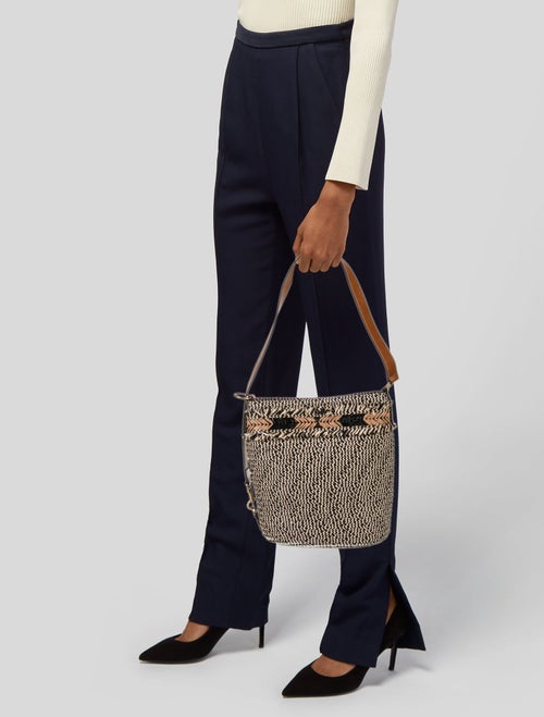 Eric Javits Raffia Bucket Bag