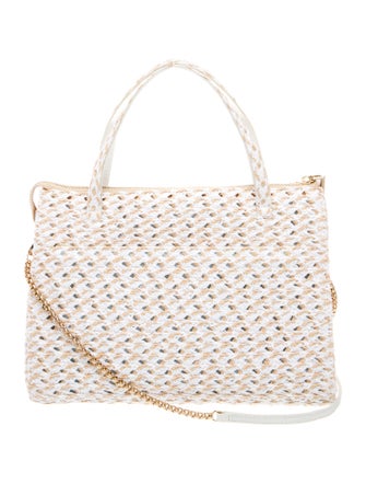 Eric Javits Raffia Top Handle Bag