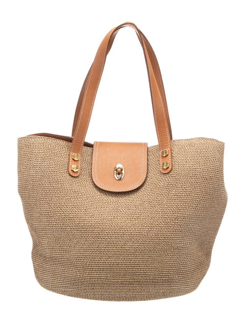 Eric Javits Straw Top Handle Bag