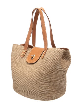 Eric Javits Straw Top Handle Bag