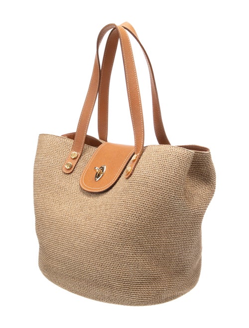 Eric Javits Straw Top Handle Bag