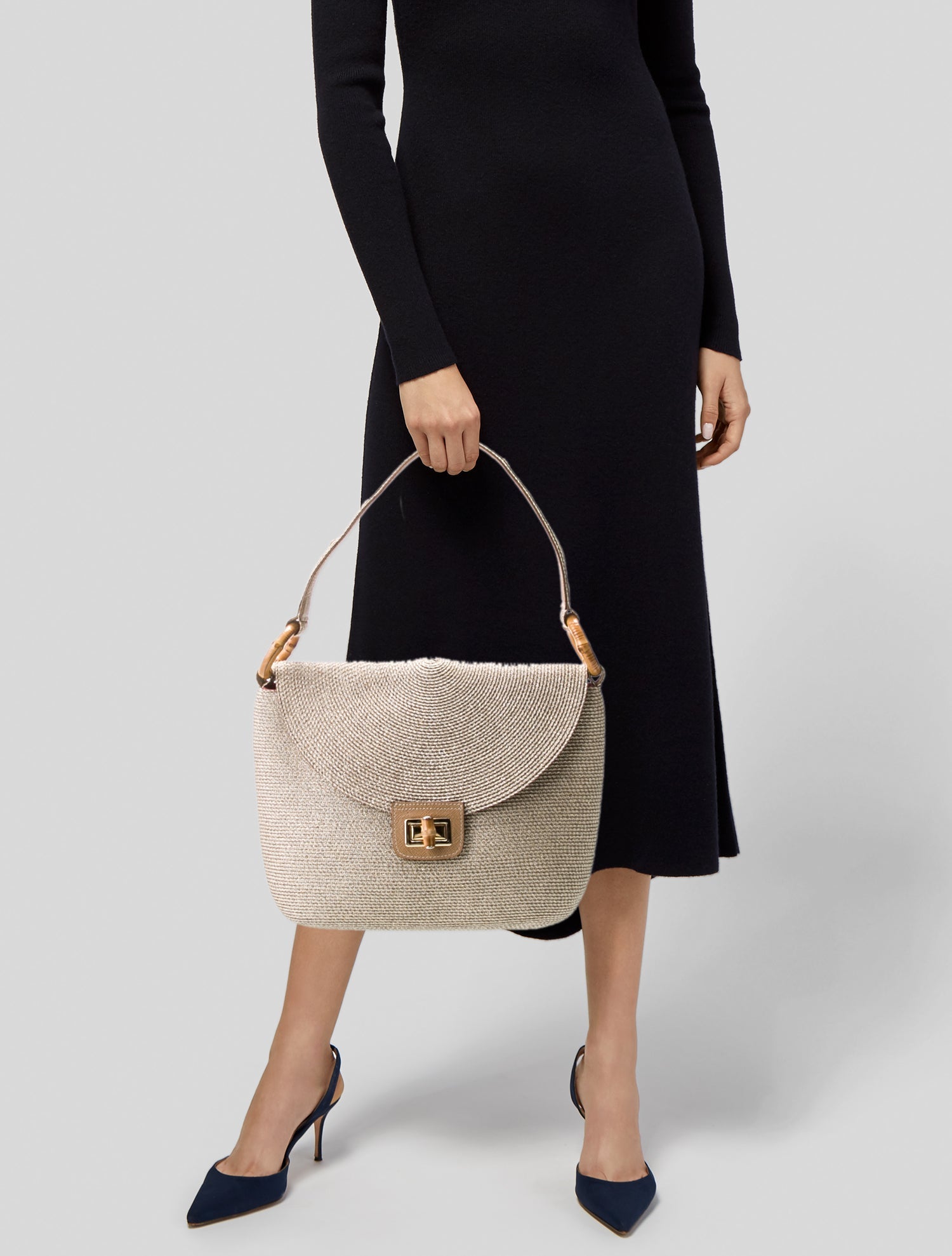 Eric Javits Raffia Shoulder Bag