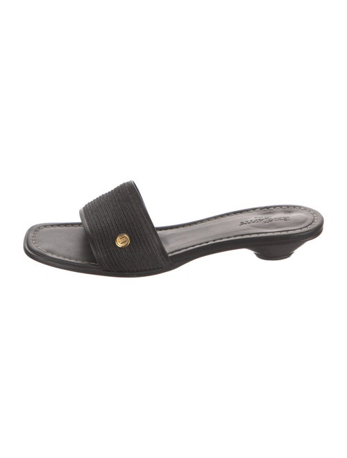 Eric Javits Leather Slides