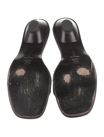 Eric Javits Leather Slides