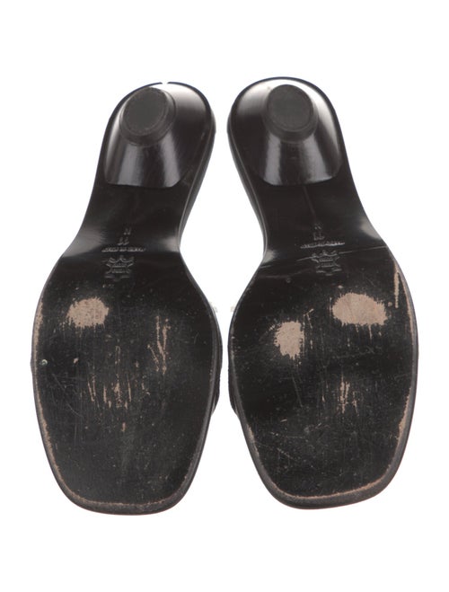 Eric Javits Leather Slides