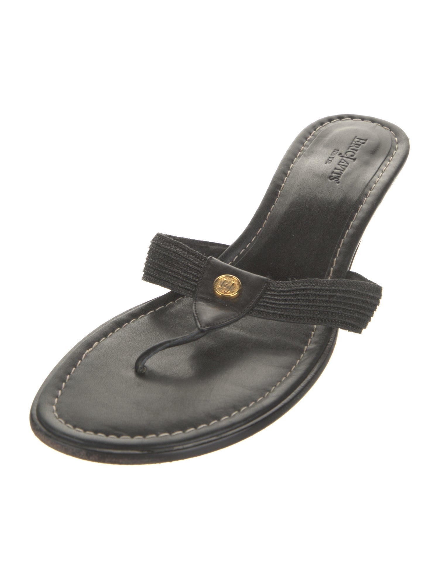 Eric Javits Leather Flip Flops