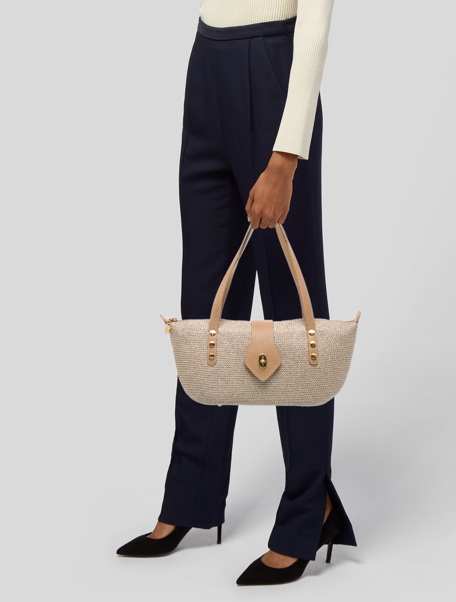 Eric Javits Raffia Shoulder Bag