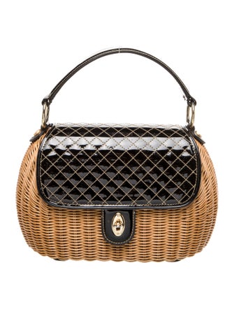 Eric Javits Quilted Top Handle Bag