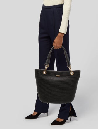 Eric Javits Raffia Shoulder Bag