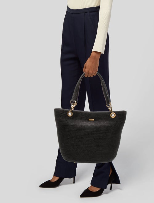 Eric Javits Raffia Shoulder Bag