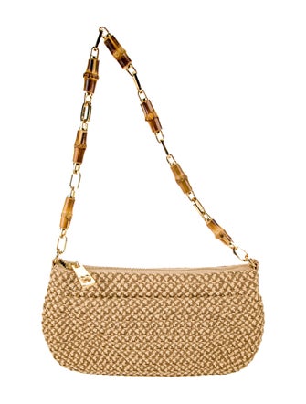 Eric Javits Bamboo Shoulder Bag