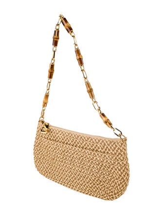 Eric Javits Bamboo Shoulder Bag