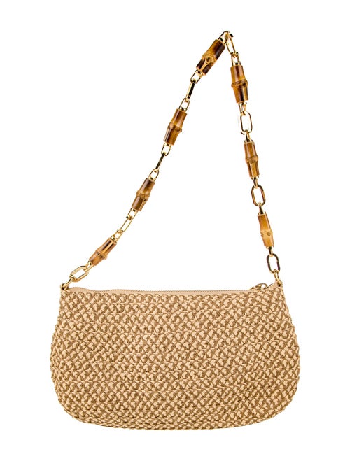 Eric Javits Bamboo Shoulder Bag