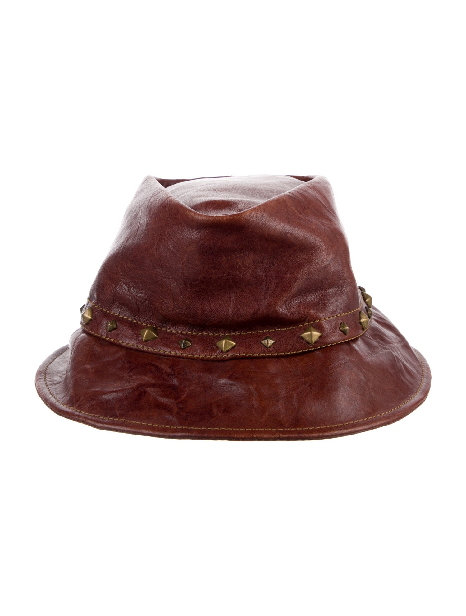 Eric Javits Leather Top Hat