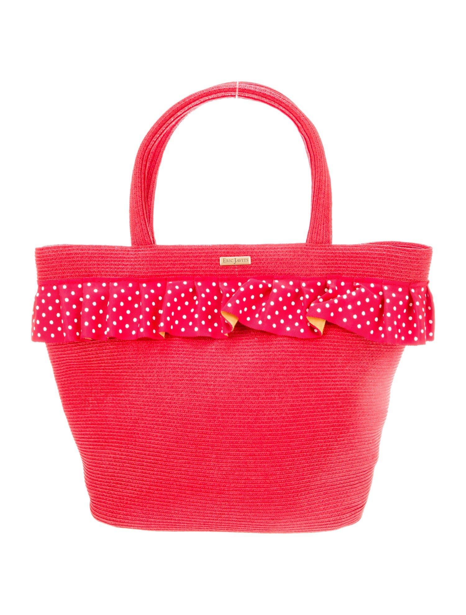 Eric Javits Straw Top Handle Bag