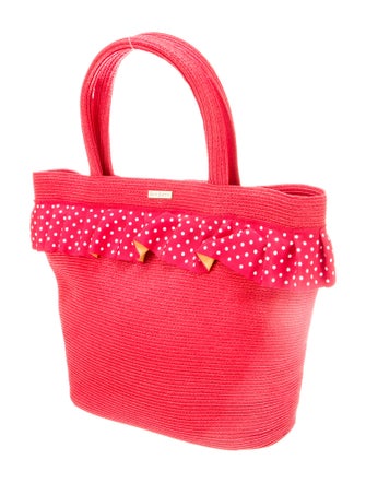 Eric Javits Straw Top Handle Bag