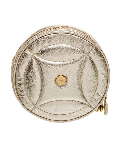 Eric Javits Leather Minaudière