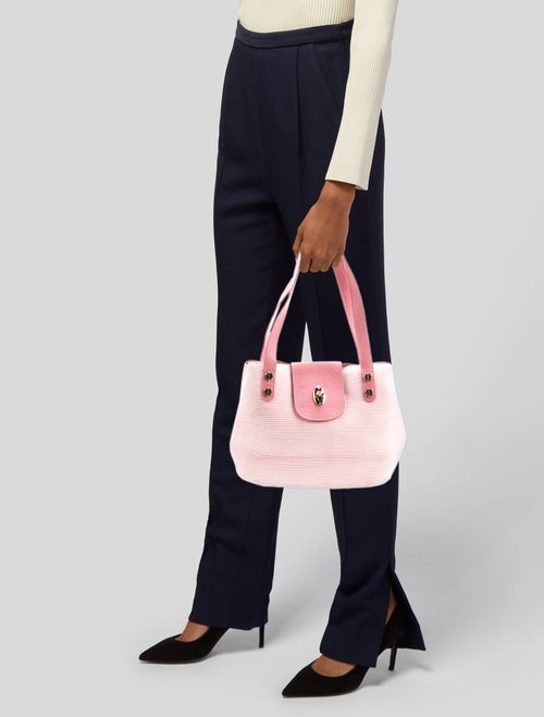 Eric Javits Canvas Top Handle Bag