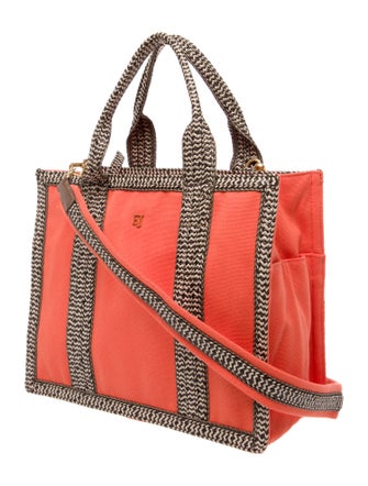 Eric Javits Canvas Top Handle Bag