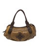 Eric Javits Embossed Leather Shoulder Bag
