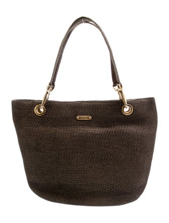 Eric Javits Raffia Top Handle Bag