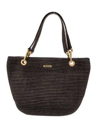 Eric Javits Canvas Top Handle Bag