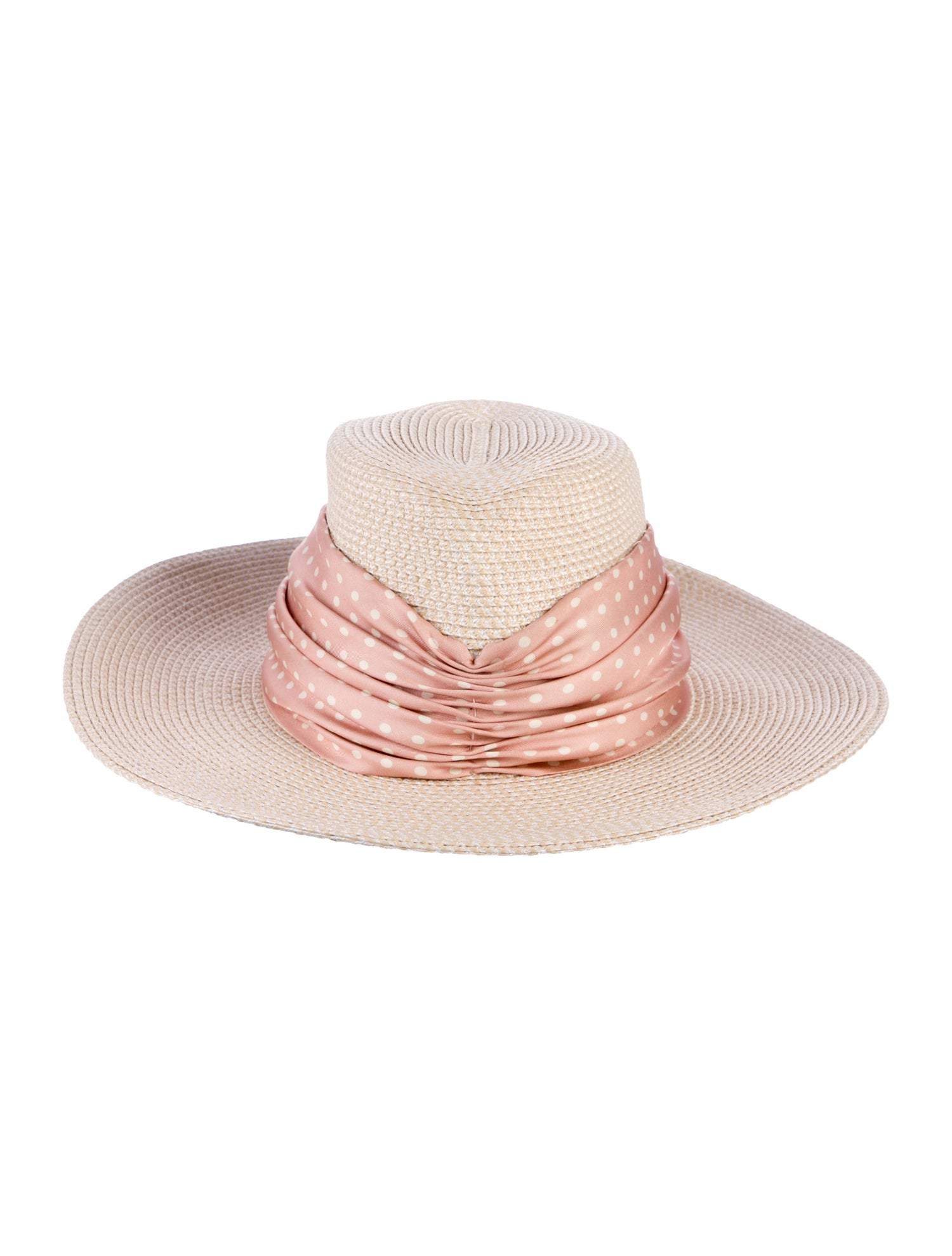 Eric Javits Straw Scarf Embellished Sun Hat