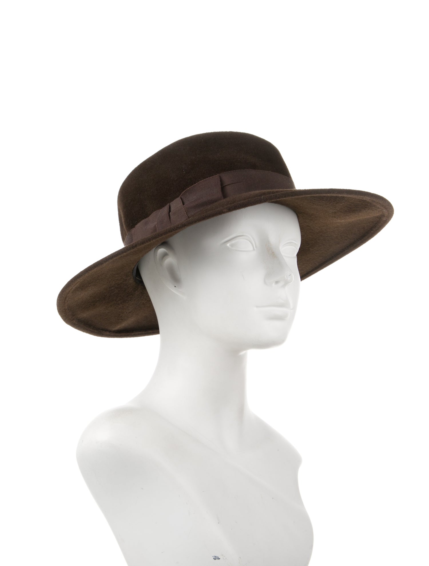 Eric Javits Fur Felt Blend Wide Brim Fedora Hat
