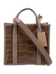 Eric Javits Embossed Leather Shoulder Bag