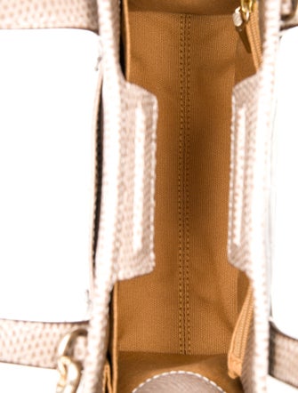 Eric Javits Embossed Leather Shoulder Bag