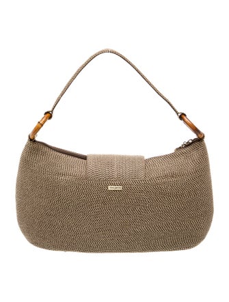 Eric Javits Bamboo Shoulder Bag