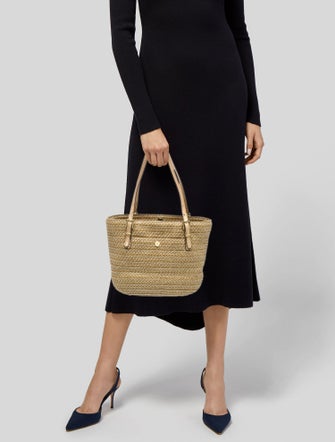 Eric Javits Straw Shoulder Bag