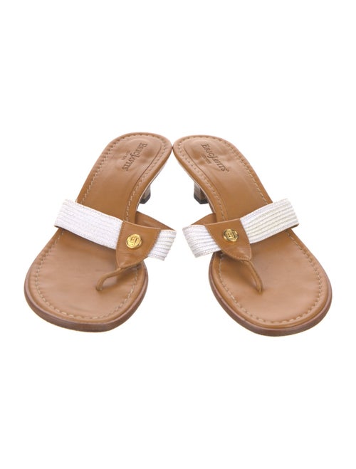 Eric Javits Leather Slides