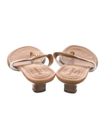 Eric Javits Leather Slides