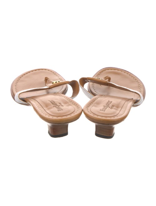 Eric Javits Leather Slides