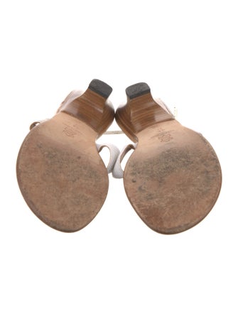 Eric Javits Leather Slides