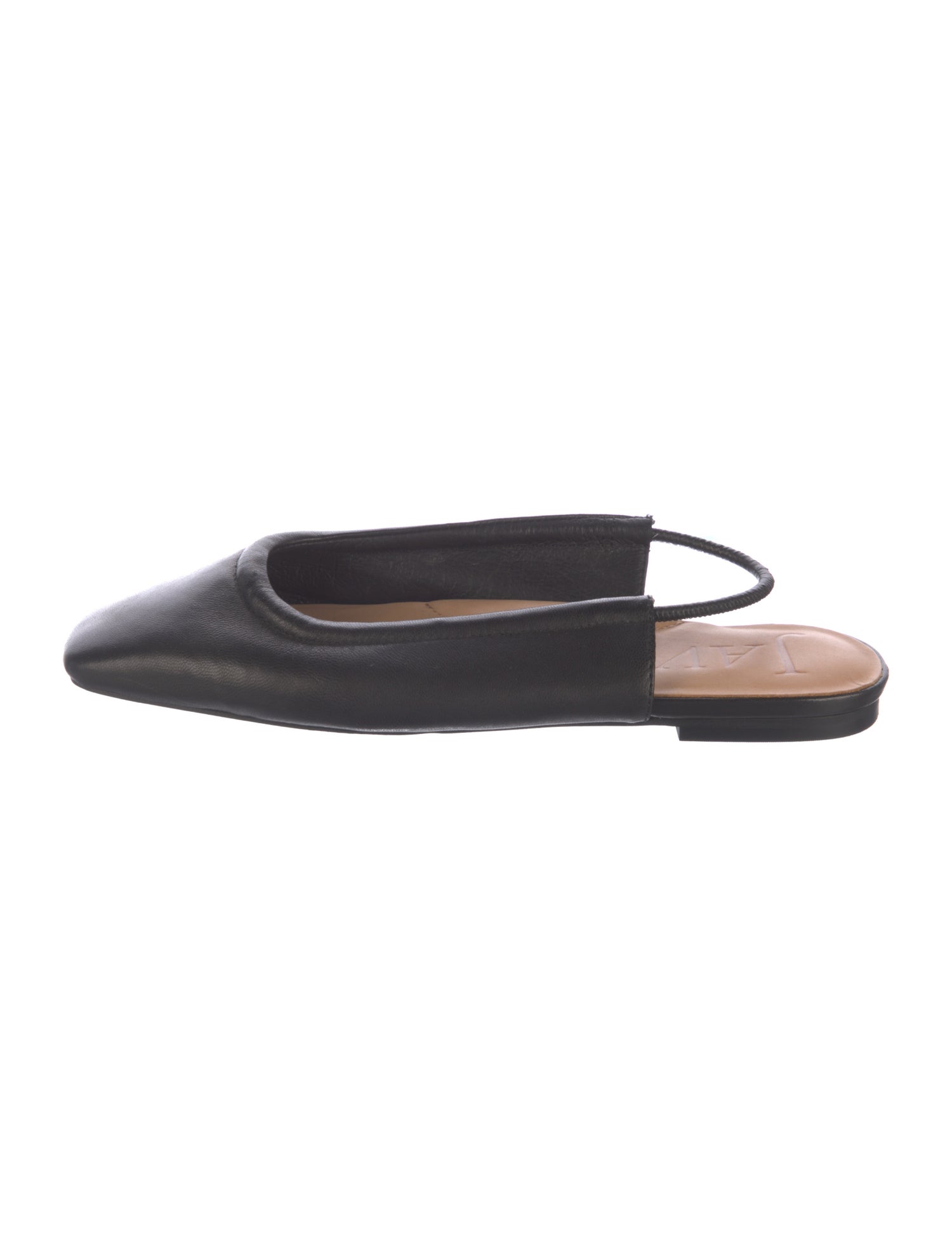 Eric Javits Leather Slingback Flats