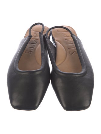 Eric Javits Leather Slingback Flats