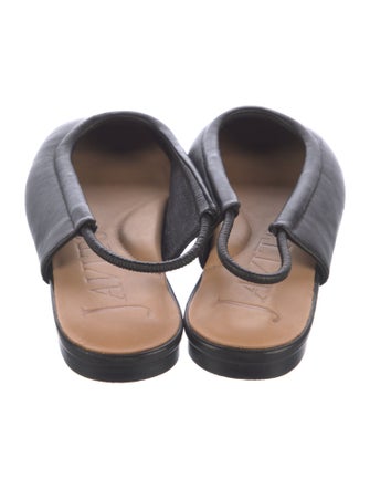 Eric Javits Leather Slingback Flats