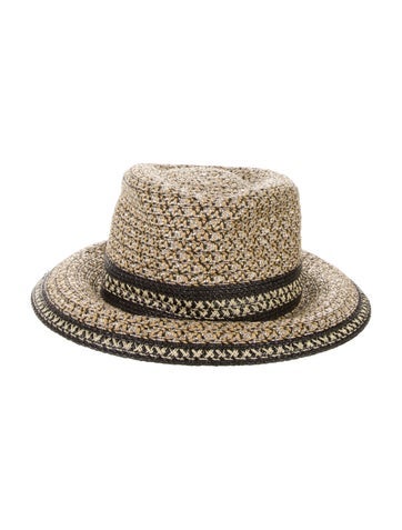 Pre-owned Eric Javits Straw Hat In Gold