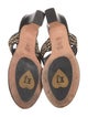 Eric Javits Leather Printed Slides