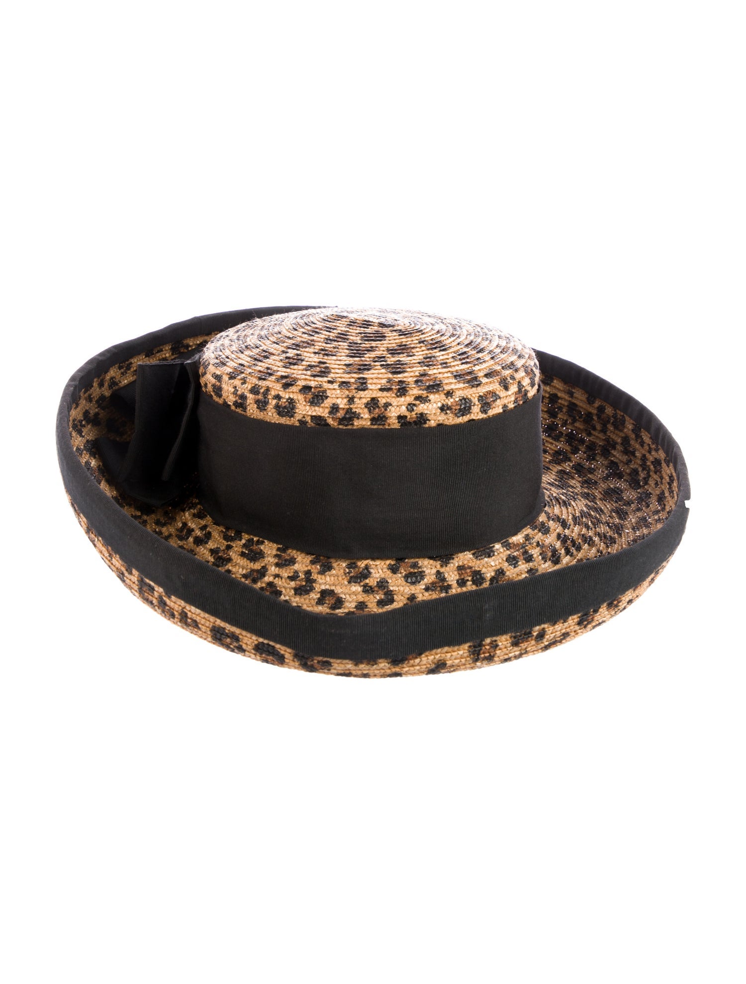 Eric Javits Animal Print Wide Brim Sun Hat