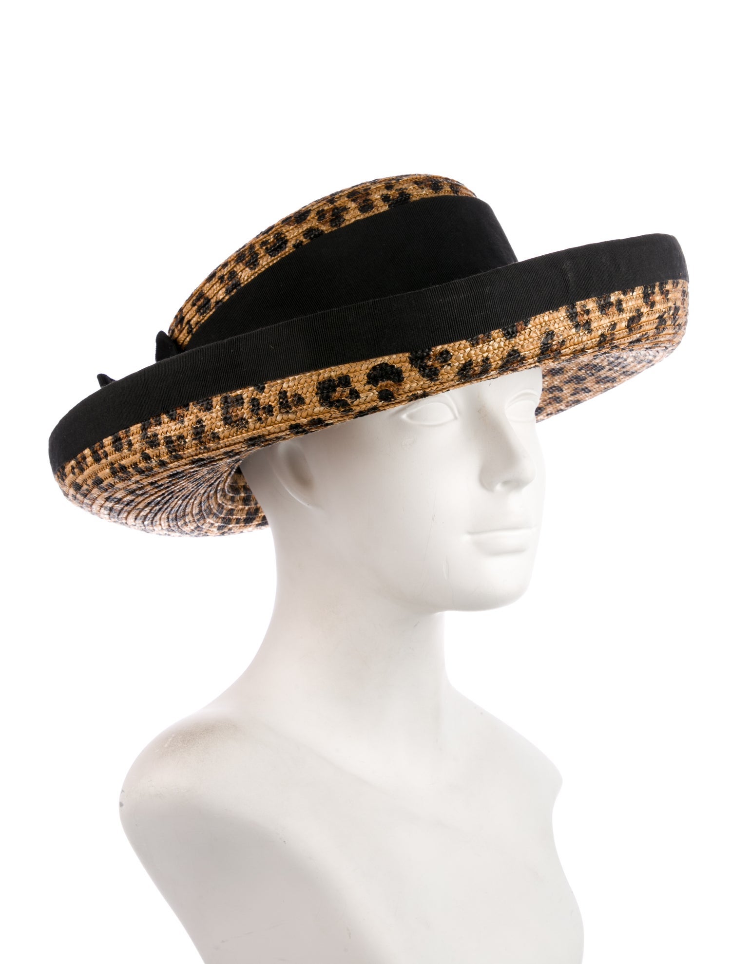 Eric Javits Animal Print Wide Brim Sun Hat