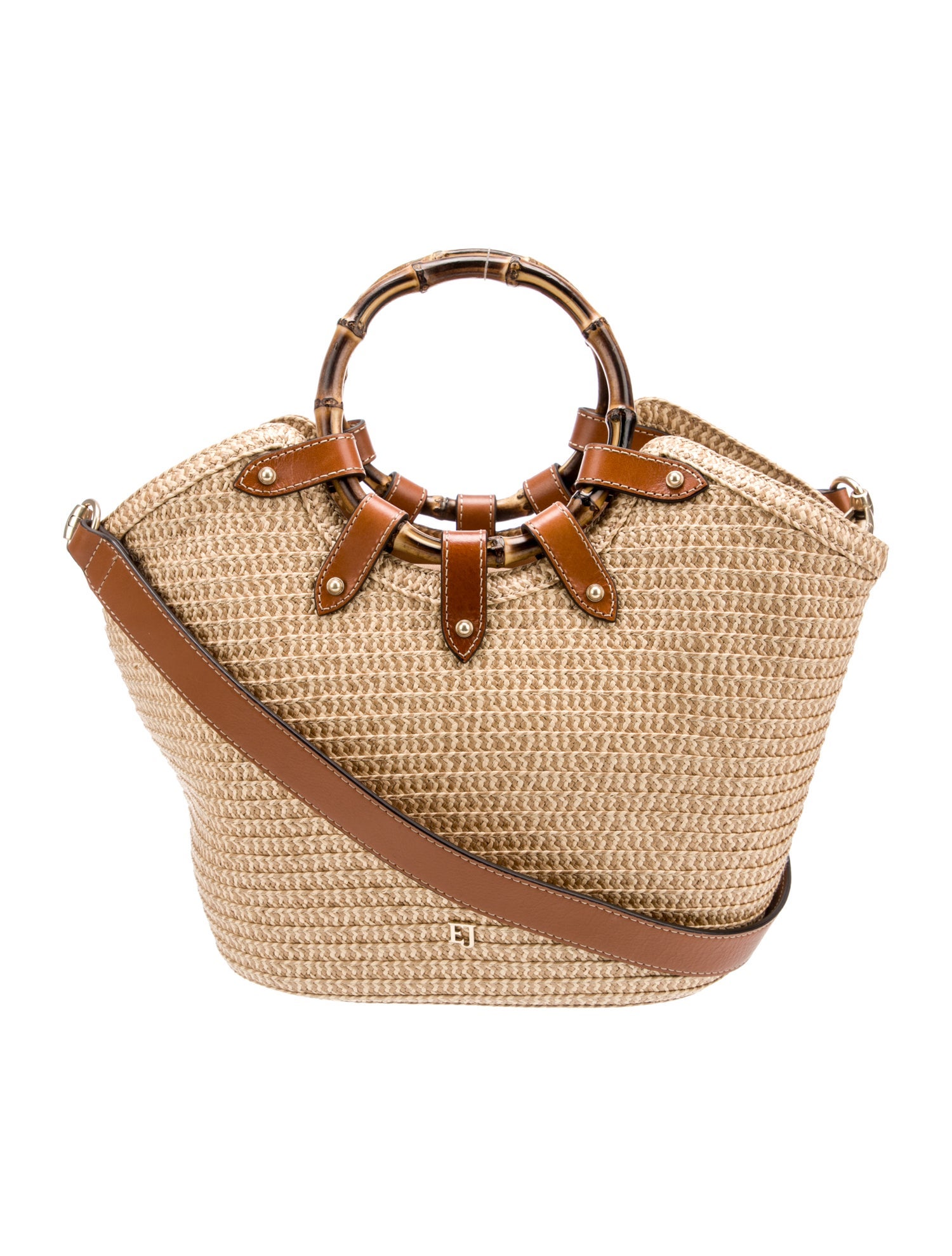 Eric Javits Raffia Top Handle Bag