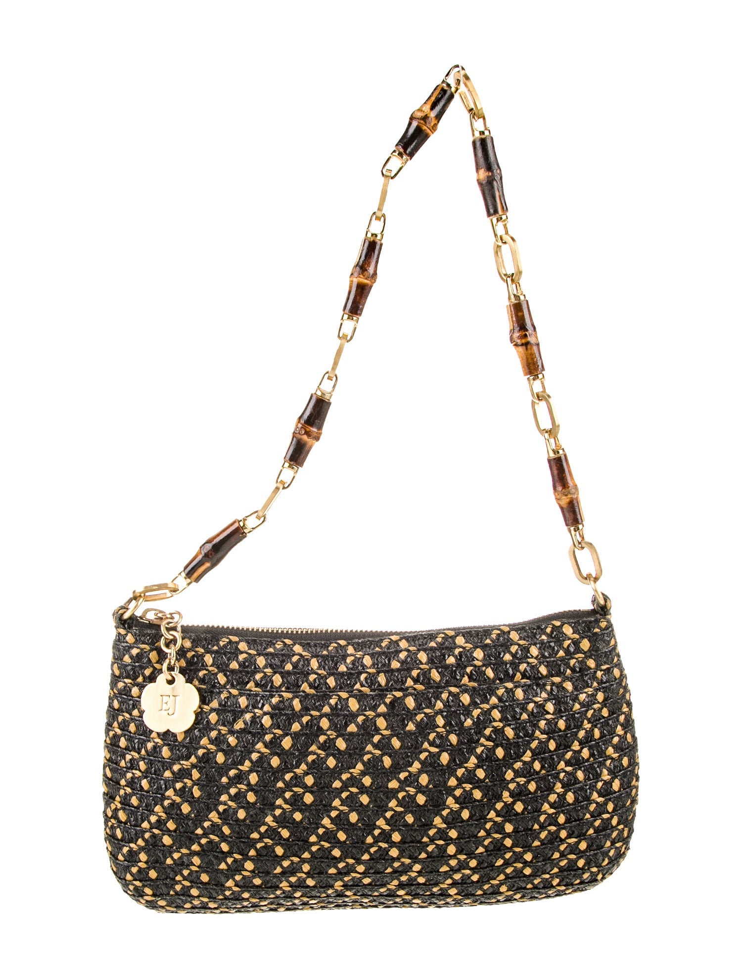 Eric Javits Bamboo Shoulder Bag Vintage