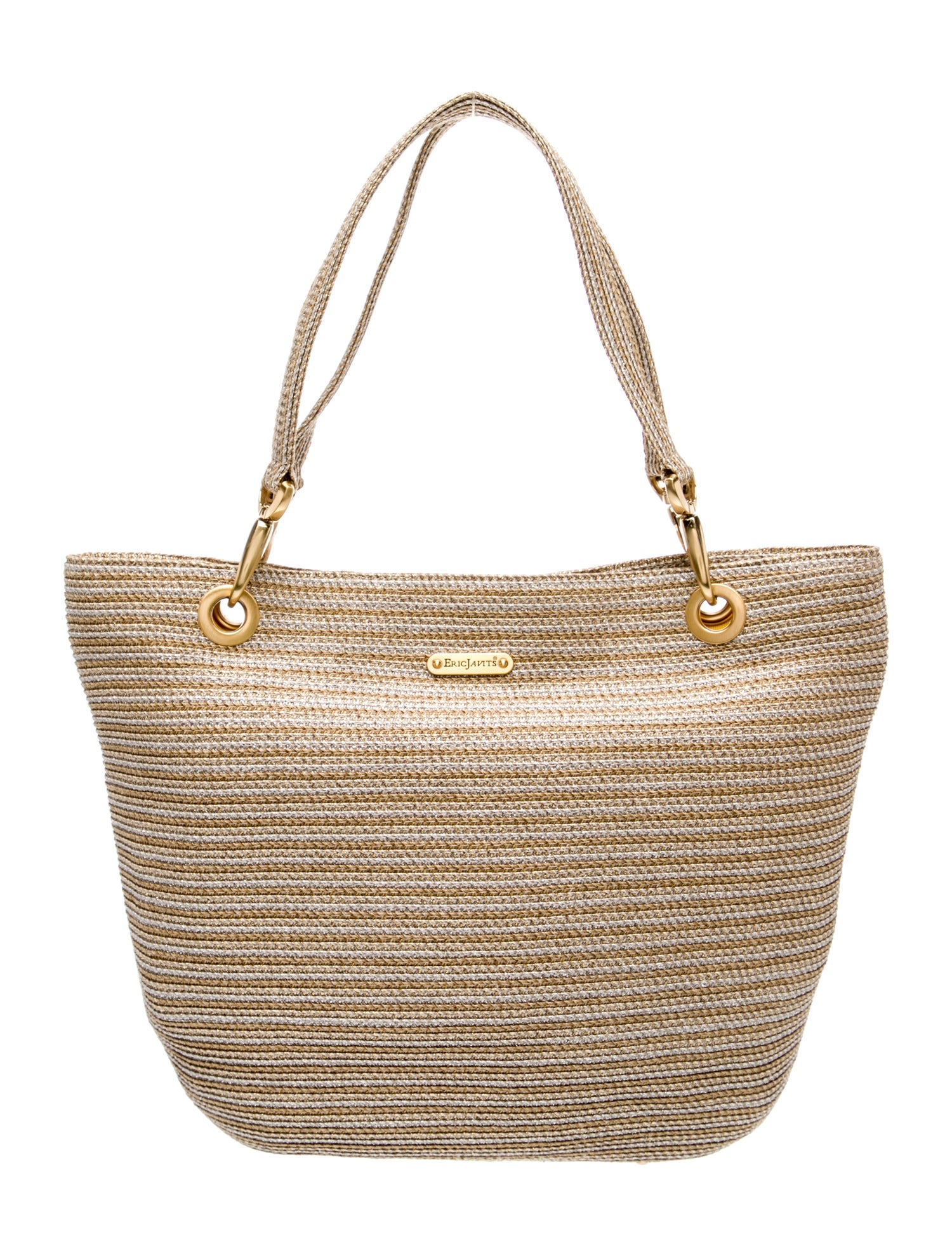 Eric Javits Straw Top Handle Bag